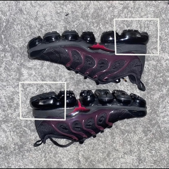 Nike Air Vapormax plus Black Noble Red - Picture 6 of 7